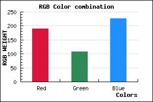 rgb background color #BE6BE3 mixer