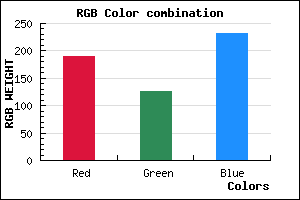 rgb background color #BE7EE8 mixer
