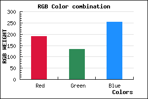 rgb background color #BE85FD mixer