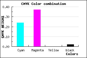#BE9DF9 color CMYK mixer