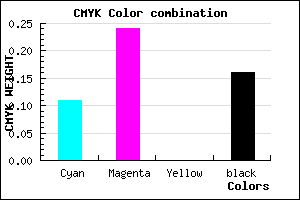 #BEA2D5 color CMYK mixer
