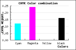 #BEA3D7 color CMYK mixer