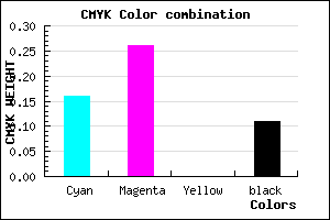 #BEA9E3 color CMYK mixer