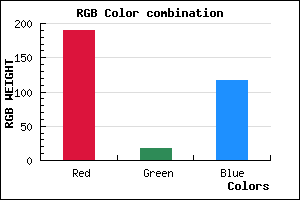 rgb background color #BE1175 mixer