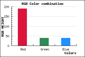 rgb background color #BE2727 mixer