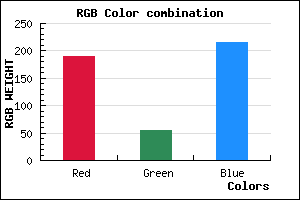 rgb background color #BE36D7 mixer