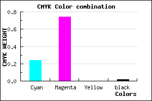 #BE42FA color CMYK mixer