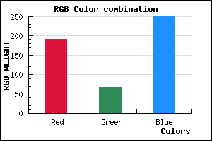 rgb background color #BE42FA mixer