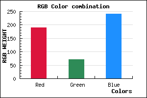 rgb background color #BE47F0 mixer