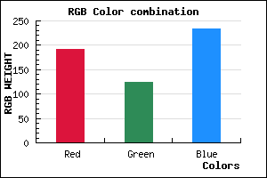 rgb background color #BF7DE9 mixer