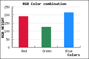 rgb background color #BF7ED8 mixer