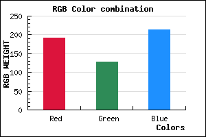 rgb background color #BF80D6 mixer