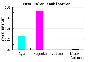#BF45FD color CMYK mixer