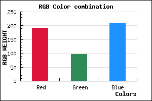 rgb background color #BF60D2 mixer