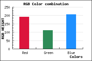 rgb background color #C06FCE mixer
