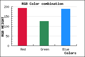 rgb background color #C07EBD mixer