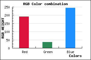 rgb background color #C024F5 mixer