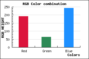 rgb background color #C040F2 mixer