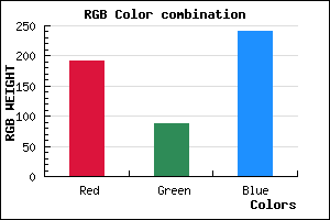 rgb background color #C058F0 mixer
