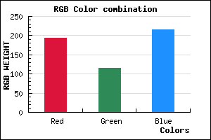 rgb background color #C173D7 mixer