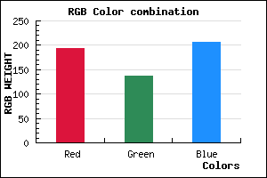 rgb background color #C188CE mixer