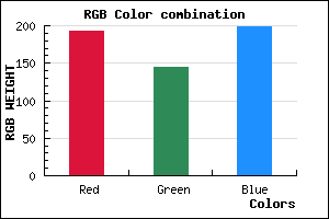 rgb background color #C190C6 mixer