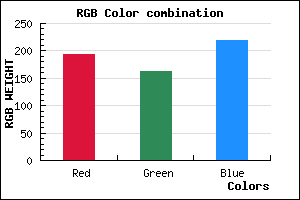 rgb background color #C1A2DB mixer