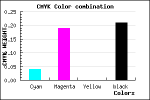 #C1A4CA color CMYK mixer