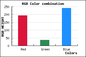 rgb background color #C125F0 mixer