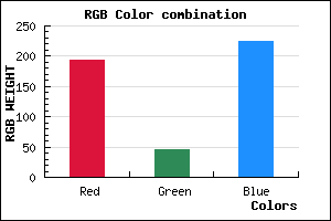 rgb background color #C12EE0 mixer