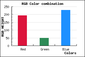 rgb background color #C132E4 mixer