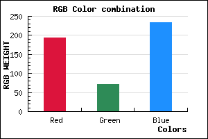 rgb background color #C148E9 mixer