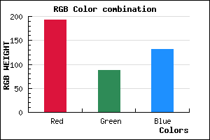 rgb background color #C15784 mixer