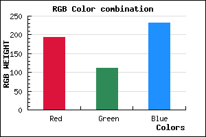 rgb background color #C26FE7 mixer