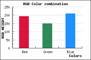 rgb background color #C295D1 mixer