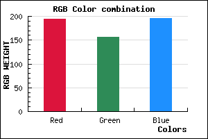 rgb background color #C29CC4 mixer