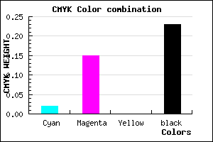#C2A7C5 color CMYK mixer