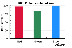 rgb background color #C2A7C5 mixer