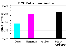 #C2B4D5 color CMYK mixer