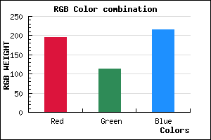 rgb background color #C371D7 mixer