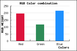 rgb background color #C374D8 mixer