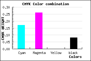#C3ADEB color CMYK mixer