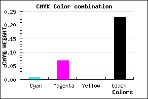 #C3B6C4 color CMYK mixer