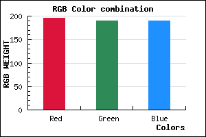 rgb background color #C3BEBE mixer