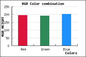 rgb background color #C3C0CA mixer