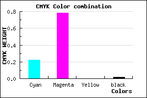 #C336F9 color CMYK mixer