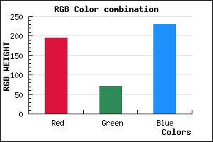 rgb background color #C348E6 mixer