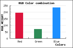 rgb background color #C348EC mixer