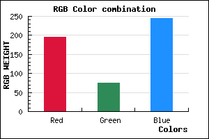 rgb background color #C34BF5 mixer