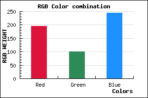 rgb background color #C465F5 mixer